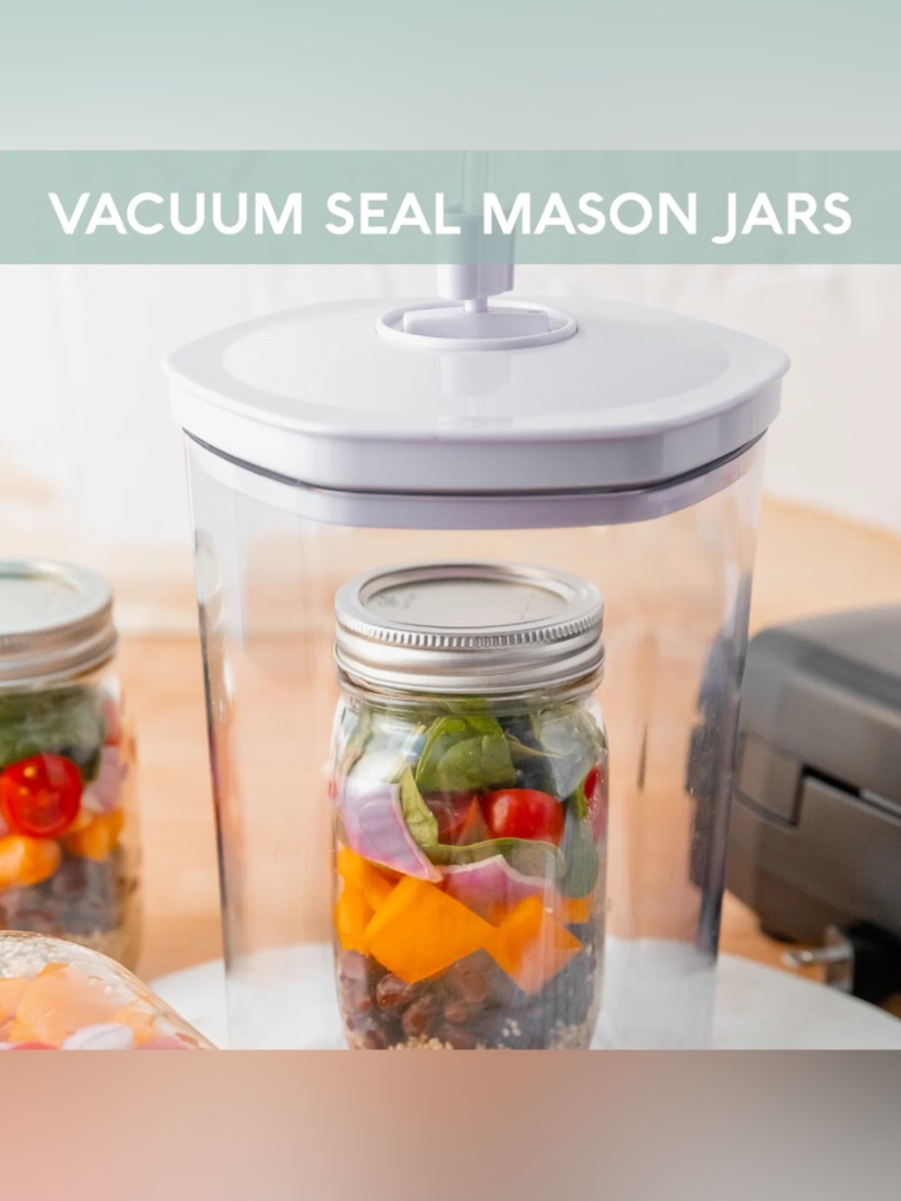 Avid Armor 3-Piece Food
Vacuum Canister Set - Picture 4 of 8